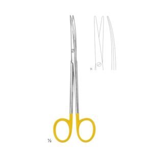 TOENNIS ADSON SCISSORS WITH TUNGSTEN CARBIDE INSERTS