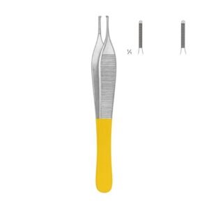MICRO ADSON DISSECTING FORCEPS TUNGSTEN CARBIDE INSERTS