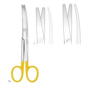 MAYO STILE SCISSORS WITH TUNGSTEN CARBIDE INSERTS