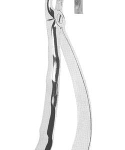 Extracting Forceps With Anatomically Shaped Handle