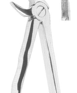 Extracting Forceps With Anatomically Shaped Handle