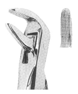 Extracting Forceps With Anatomically Shaped Handle