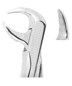 Extracting Forceps With Anatomically Shaped Handle